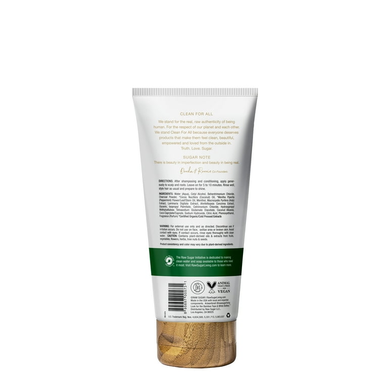 Raw Sugar Pure Scalp Therapy Mask, Charcoal & Peppermint photo 2