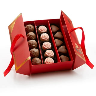 Pure Belgian Dark & Milk Chocolate Truffles Assortment Gift Box, Tрюфеля  600g LV