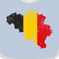 thumbnail image 4 of Inktastic Belgian Map Flag Boys or Girls Baby Bib, 4 of 4