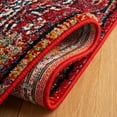thumbnail image 5 of SAFAVIEH Vintage Hamadan Leone Oriental Area Rug, Red/Black, 6'7" x 9', 5 of 8