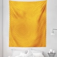 thumbnail image 1 of Eastern Tapestry, Simplistic Outline Motif Repetitive Pattern Print, Fabric Wall Hanging Decor for Bedroom Living Room Dorm, 5 Sizes, Orange and White, by Ambesonne, 1 of 1