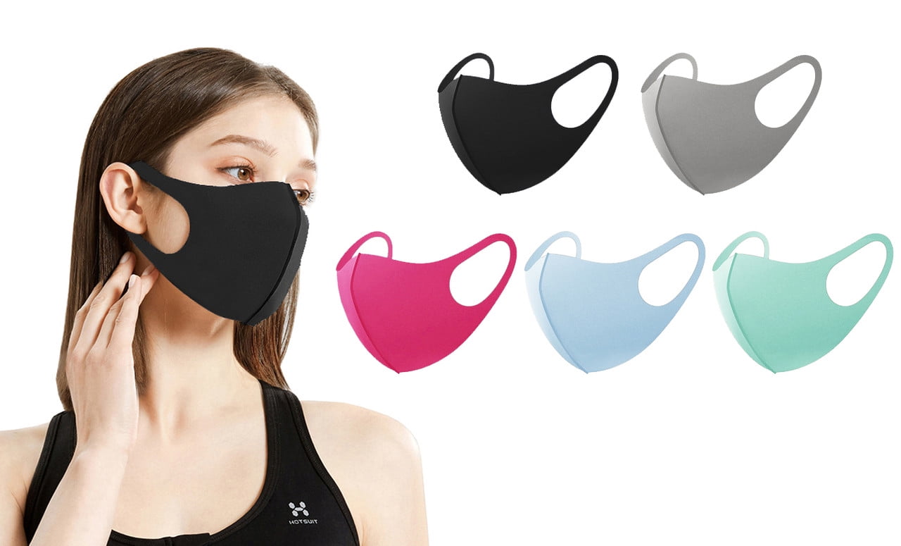Unisex NonMedical Reusable Cotton Face Masks (5PK, 10PK)