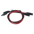thumbnail image 2 of Adaptor 2pcs 12AWG 4mm² Solar Panel Extension Cable Black Red Solar Adaptor Extension Cable with Female Male Connector 1000VDC, 2 of 7