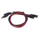 thumbnail image 2 of Cable de extensión del adaptador solar ANGGREK 2 piezas 4 mm² Negro Rojo, 2 of 8