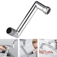 thumbnail image 4 of Faucet Extender, Rotatable Convenient Convenient Robotic Arm Large Angle Tight Sink Spray Tap For 24mm Od Faucet Bathroom ,Easy to Operate, 4 of 6