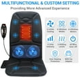 thumbnail image 2 of Back Massager with Heat and Cool, Chair Massage Cushion with 6 Vibrating Motors  and 2 Fans for All Season, 2 of 11