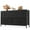 Black, variant on JIOABL 8 Drawer Chest Organizer with Fabric Bins, Dresser for Bedroom, Tall Steel Frame, Black