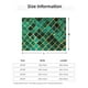 thumbnail image 5 of Fotbe Green Mosaic Glass Manta de Franela con Estampado, Manta Ultrasuave para Cama, Sofá, Auto, Hipoalergénica y Antibolitas-40"x30", 5 of 6