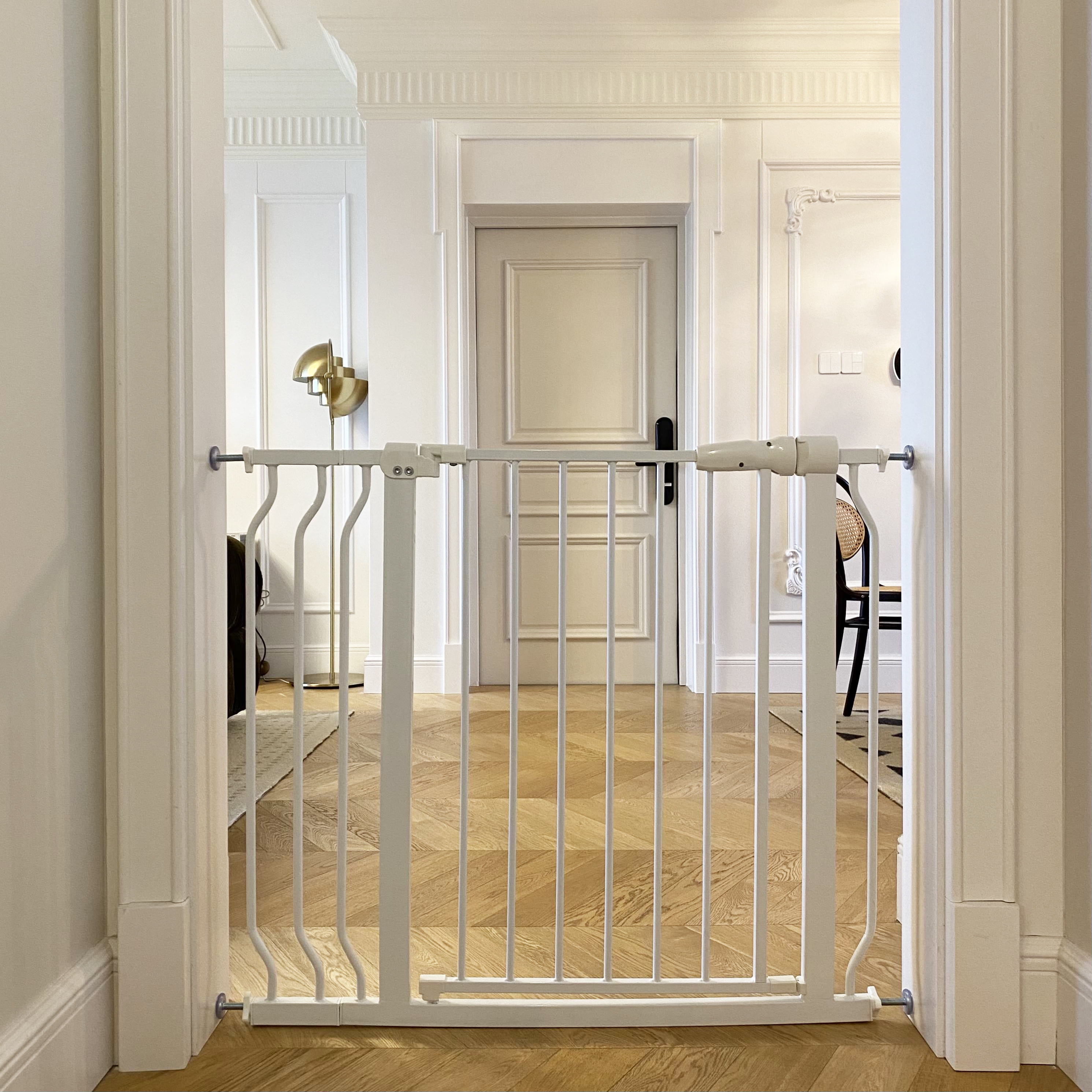 Elevon Easy Walk Through Safety Gate for Doorways and Stairways with