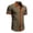 Army Green, variant on Goodtrade8 with Pockets T Shirts for Men Summer Short Sleeve Dress Button Down Mens Shirts Business