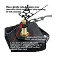 thumbnail image 2 of jesticaly Wall-mounted Clock Movement Kit Stylish Accurate Square Mechanism Part, 2 of 5