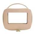 thumbnail image 1 of Reduce Price! WSBDENLK New Fashion Counter High End Handheld Makeup Case With High Appearance Value Travel Portable Window Opening Transparent PVC Makeup Bag, 1 of 3