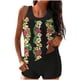 thumbnail image 2 of Traje de baño conservador tankini para mujer, estampado, talla grande, de dos piezas, dividido, traje de baño de dos piezas, traje de baño tankini para mujer, traje de baño de 2 piezas para mujer, tra, 2 of 5