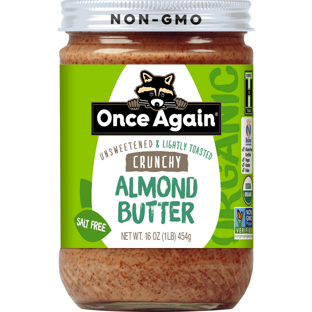 Once Again Organic Crunchy Almond Butter 16 oz