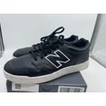thumbnail image 1 of NEW BALANCE MEN'S 480 V1 LEATHER SNEAKER BLACK WHITE SIZE 11.5, 1 of 6