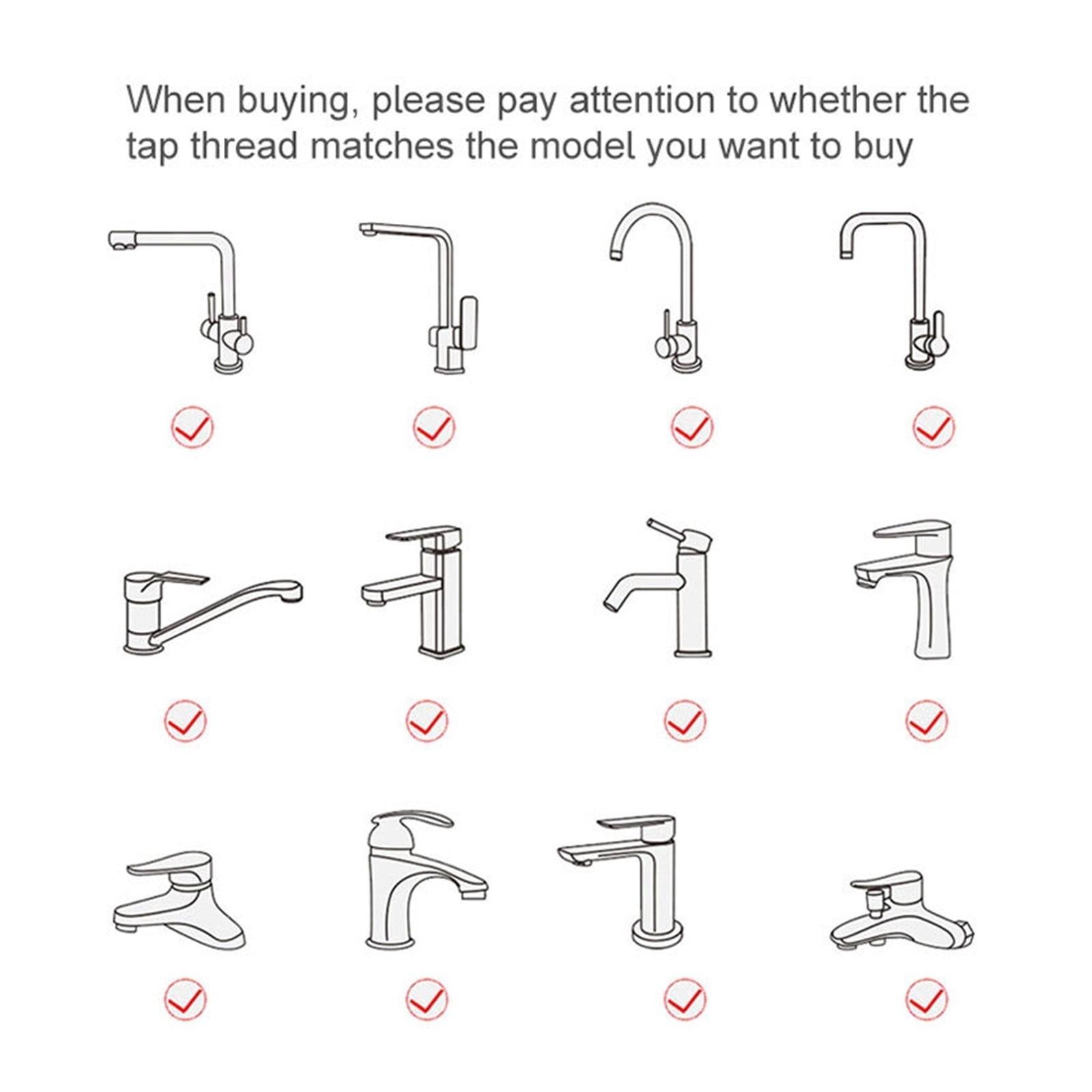 Faucet Aerator,Kitchen Faucet Nozzle Bubbler Water Tap Aerator 360-Degree Rotation Water Saving Filter Large Angle Dual Function Bubbler ,Water Saving