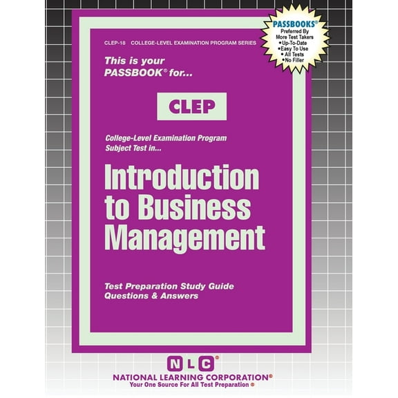 College Level Examination Program Introduction to Business Management, Book 18, (Paperback)