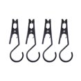 thumbnail image 1 of Gancho ligero, tienda al aire libre Lona Clip Gancho Multifuncional Equipo para acampar al aire libre Accesorios Práctico Pinza para ropa 4 piezas-Negro Botao, 1 of 5