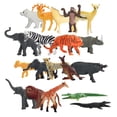 thumbnail image 2 of Modelo de juguete de animal salvaje estático de simulación, adornos didácticos de animales del bosque, león, cocodrilo, jirafa, elefante, 2 of 5