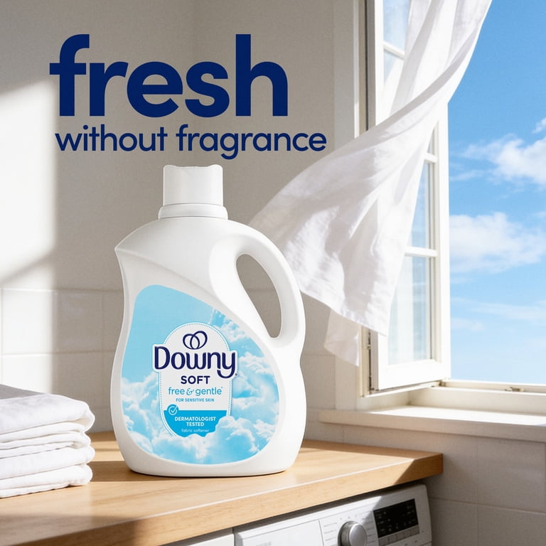 Free & Gentle Liquid Fabric Softener, Sensitive Skin photo 2