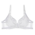 thumbnail image 2 of Brasier Carnival Encaje Flores y Moño Blanco Talla 38B, 2 of 4