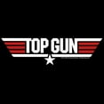 thumbnail image 2 of Junior's Top Gun Red and White Movie Logo  Graphic T-Shirt, 2 of 3