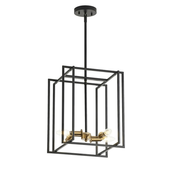 Aiwen Minimalist Cage Pendant Light Kitchen Island Hanging Chandelier Farmhouse Ceiling Light Fixture