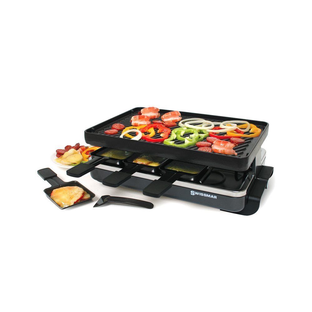 Swissmar Raclette 8 Person Classic Raclette Part Grill with