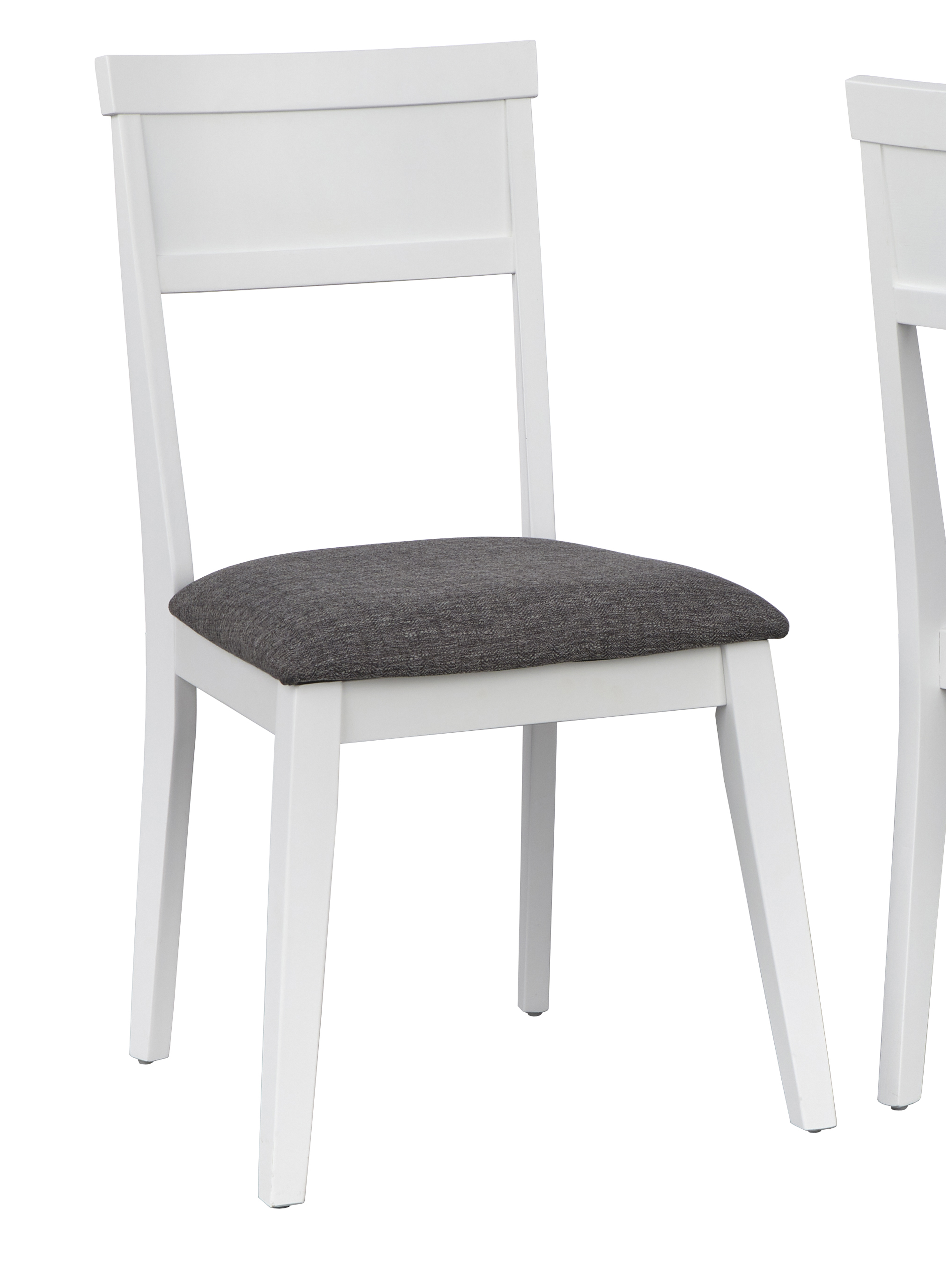 TMS Luddington Indoor Dining Chair, Set of 2, White