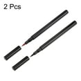thumbnail image 3 of Uxcell 2pcs Marcadores de tela Tinta permanente Pintura Marcadores de tela Punta fina 2 colores para DIY Ropa Zapato, Negro, Rojo, 3 of 7