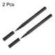 thumbnail image 3 of Uxcell 2pcs Marcadores de tela Tinta permanente Pintura Marcadores de tela Punta fina 2 colores para DIY Ropa Zapato, Negro, Rojo, 3 of 7