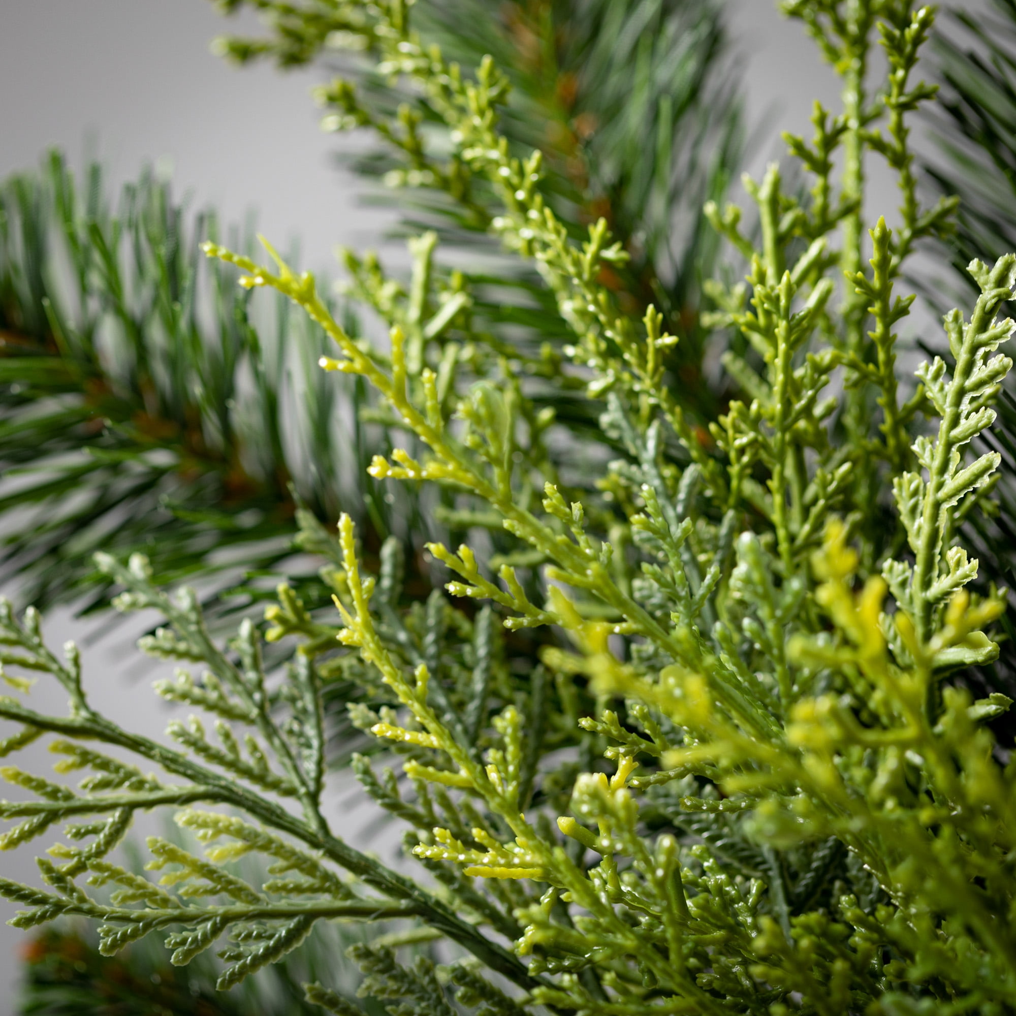 6'L Sullivans Lush Green Douglas Fir Garland, Green Christmas Garland