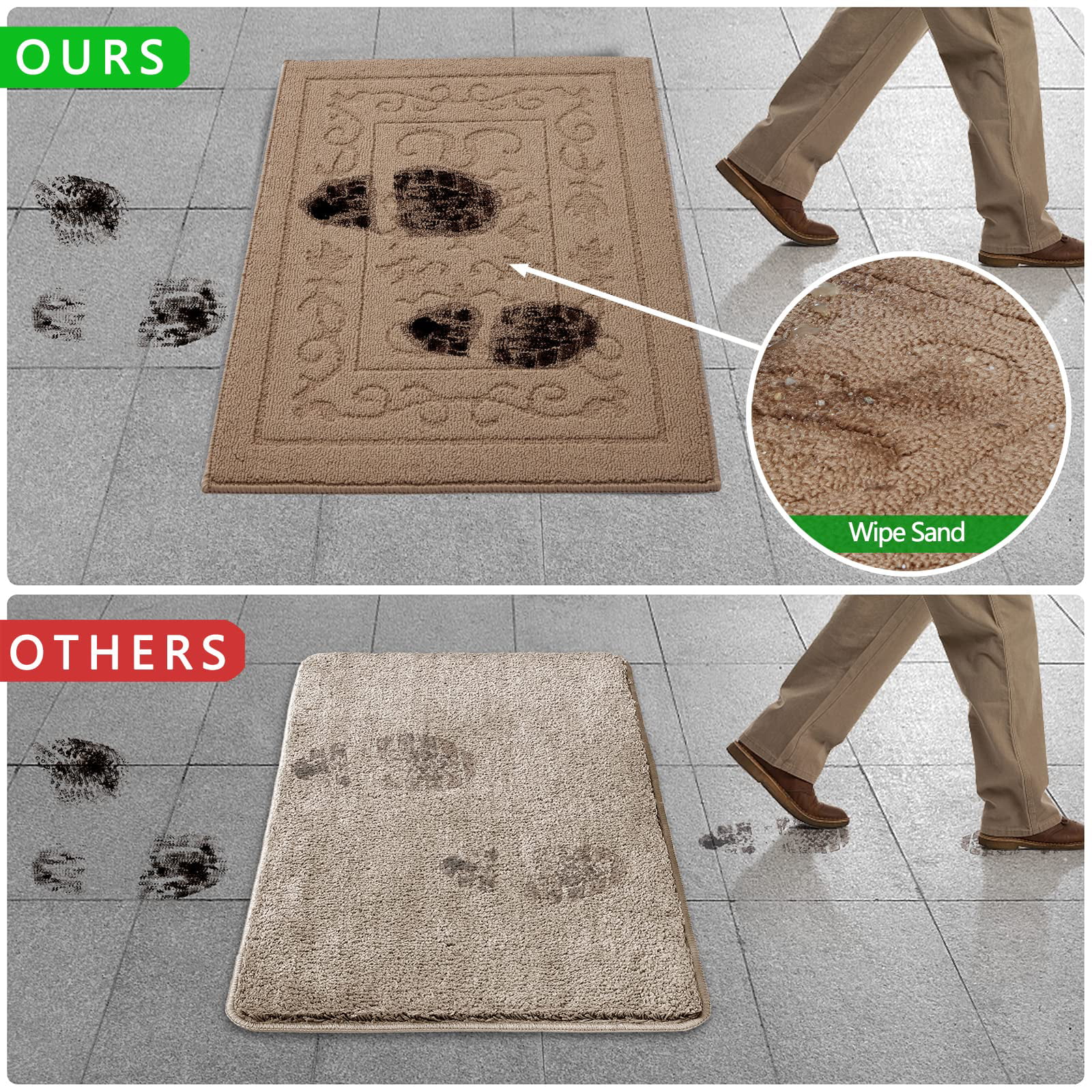 Door Mat Indoor, Front Door Mat Rugs for Entryway, Low-Profile Entrance  Rugs, Non-Slip Rubber Backing, Machine Washable Shoe Mats Entry Rug Indoor  Outdoor (Grey, 19.5”x31.5”) - Coupon Codes, Promo Codes, Daily Deals