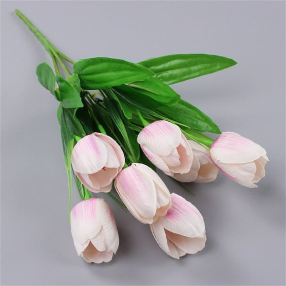 Relocy Crazy Clearance Artificial Flowers 7 Head Artificial Silk Fowers Bunch Wedding Home Outdoor Size 37Cm Avilable in 9 Colours Purple