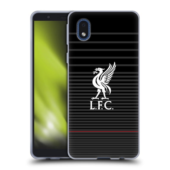 Head Case Designs Officially Licensed Liverpool Football Club Liver Bird White On Black Kit Soft Gel Case Compatible with Samsung Galaxy A01 Core (2020)