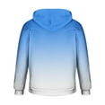 thumbnail image 4 of BXINGOHAI Big and Tall Hooded Sweatshirts for Men Fashion Gradient Pullover Hoodies Casual Drawstring Long Sleeve Shirts Running Sports Sweatshirt Today Light Blue,XXL, 4 of 6