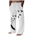 thumbnail image 1 of Pantalones Para Hombres Pantalones Largos Con Bolsillos de Moda de Cintura Media Estampados Sueltos Informales Odeerbi ODB183283, 1 of 5