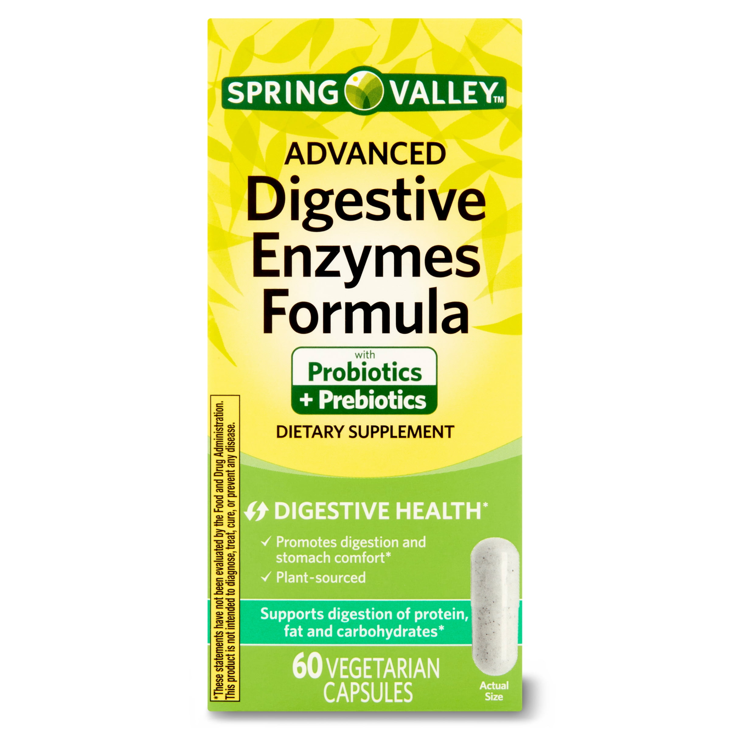 Spring Valley Advanced Digestive Enzymes, 60 Count 