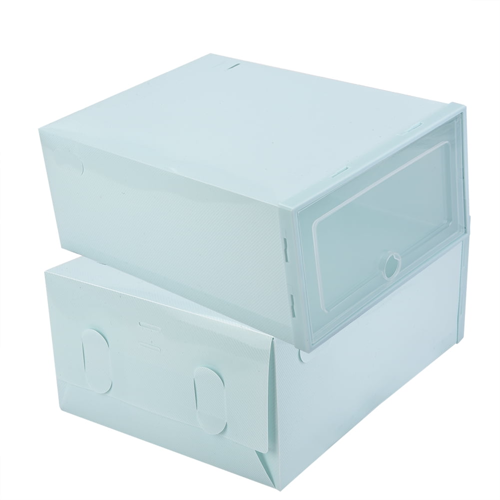 clear plastic shoe storage