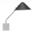 thumbnail image 4 of Black Gold and Marble Table or Desk Lamp, 4 of 8