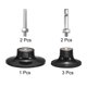 thumbnail image 3 of Uxcell 4 Pack 2" 3"Disco Pad Holder Discos de Cambio Rápido Soporte de Mandril de 1/4" para Amoladora de Disco de Lijado, Negro, 3 of 7