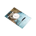 thumbnail image 3 of MKHERT Nautical Compass On Vintage World Map Adventure Placemats Table Mats for Dining Room Kitchen Table Decoration 12x18 inch,Set of 4, 3 of 4
