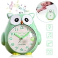thumbnail image 1 of Reloj Despertador De Búho para Niños, Reloj Despertador para Niños Sin tictac Reloj para Niños con Luz Nocturna, Reloj con Función De Posposición De Dormitorio con Ni Amarillo Tenu, 1 of 5
