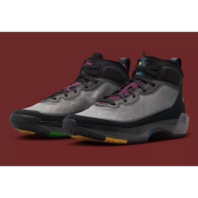 Ni - ke Mens Air Jordan XXXVII 37 Bordeaux Black Midnight Fog Sneaker DD6958-001 18 SALE