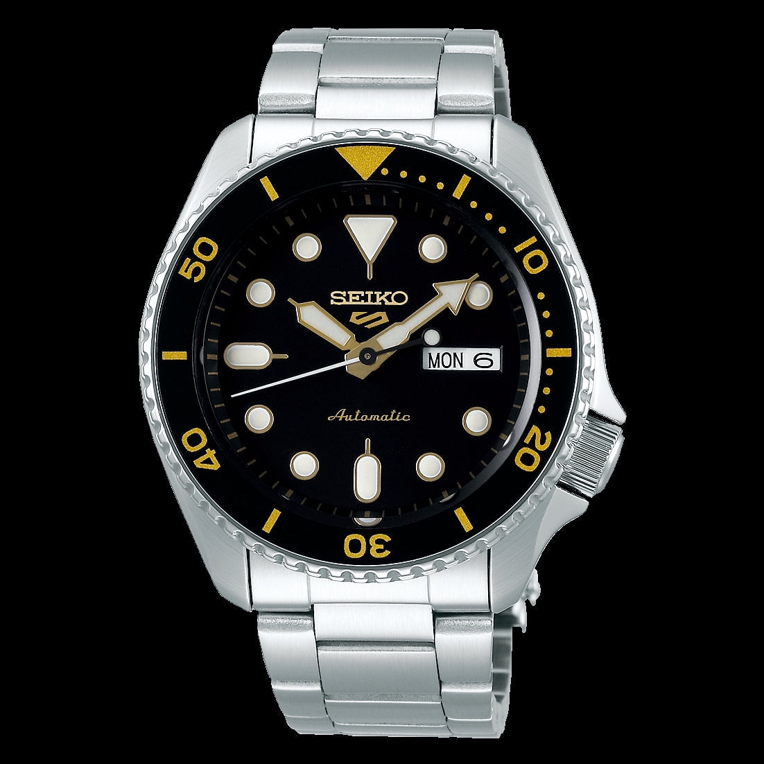 Seiko 5 Sports Automatic Black Dial Men s Watch SRPD57K1 Walmart