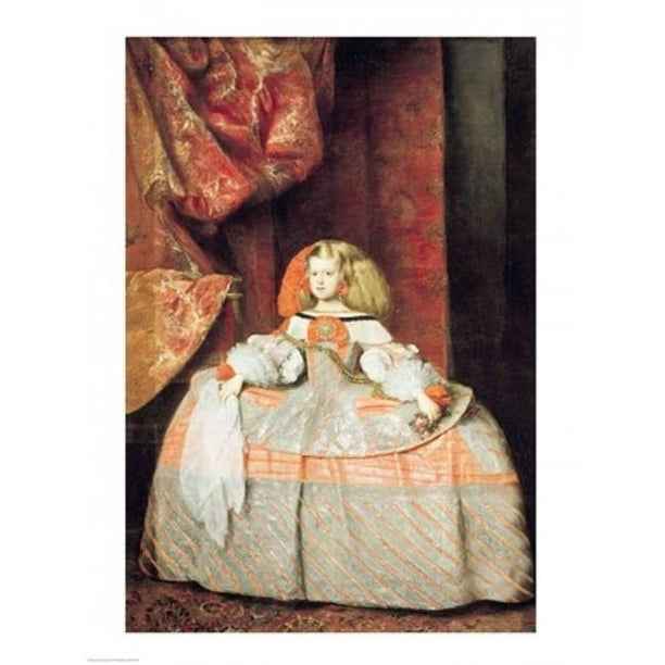 Posterazzi BALXIR36745LARGE l'Affiche Infanta Maria Marguerita de Diego Velazquez - 24 x 36 Po - Grande