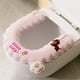 thumbnail image 5 of Asiento de Inodoro Acolchado, Calentador Suave y Almohadillado, Cubierta Sanitaria Lavable con Capa Impermeable, Cojín Cómodo para Inodoros Estándar, 5 of 5