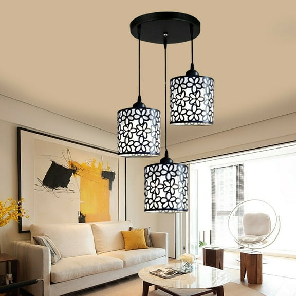 Modern Ceiling Light Flower Petal LED Pendant Lamp Dining Room Chandelier Light