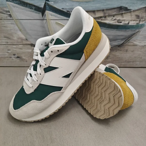 New Balance 237 Lifestyle Sneakers Men's Size 9.5 Green/Grey MS237RTY