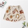 thumbnail image 2 of PRIYAL Ensembles de Pyjama pour Femmes Howdy Cowboy Cowgirl Satin Soie Manches Courtes et Pantalons, 2 of 4